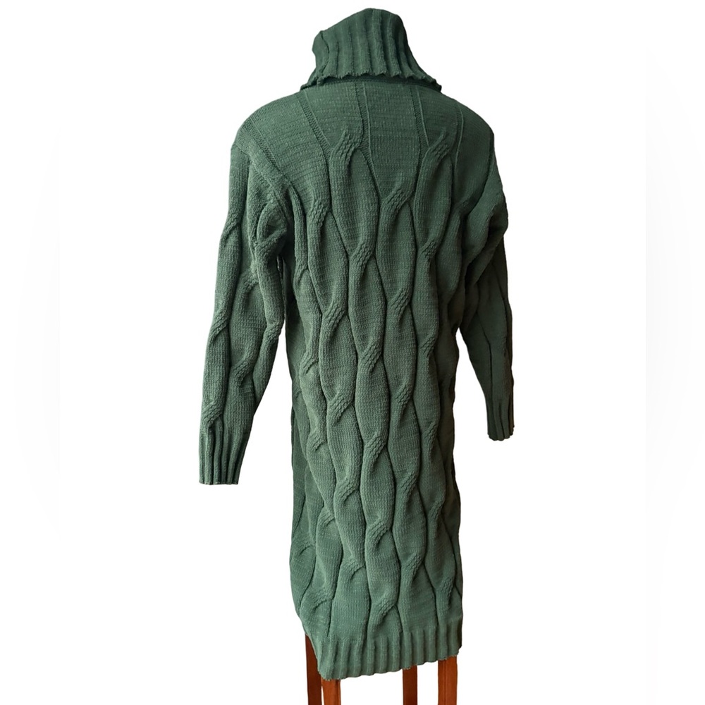 STITCHDROP Chenille Cable Knit Sweater Dress, Sz M - Picture 8 of 15
